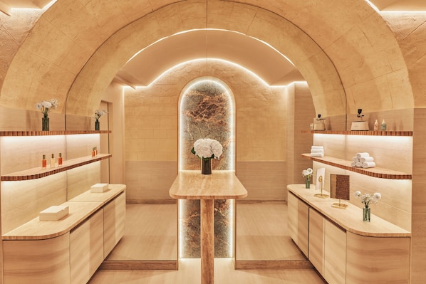Sauna, body treatments, deep-tissue massages, sports massages