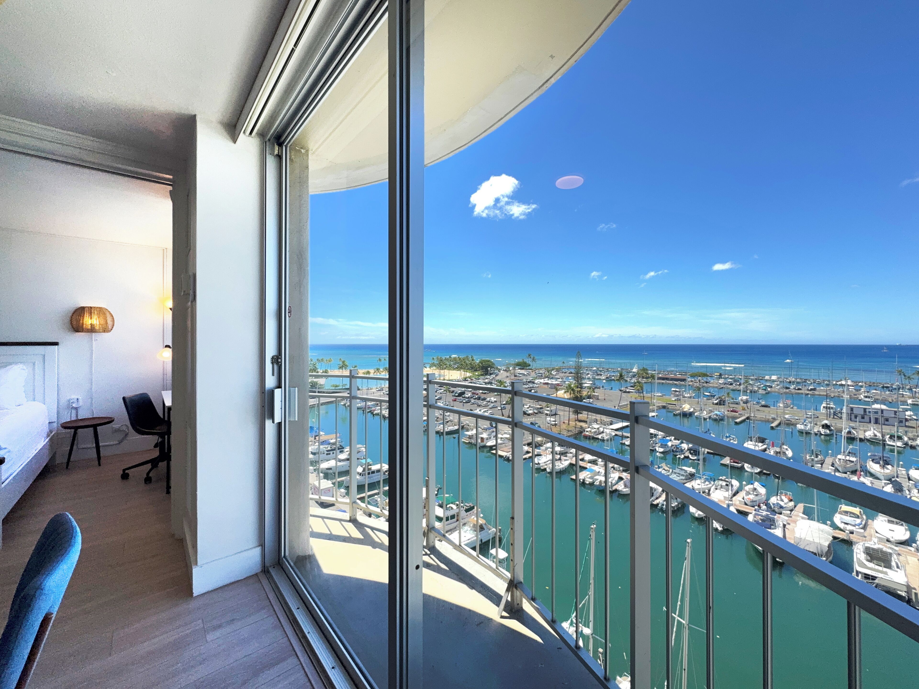 Apartamento, 1 habitación, vistas al mar (0187) | Patio hawaiano