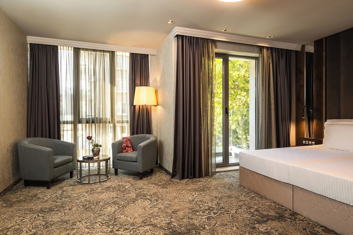 Luxury Double Room, City View | Premium bedding, memory foam beds, minibar, in-room safe