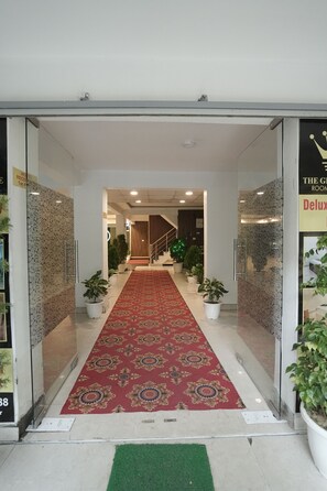 Entrée de l’hébergement