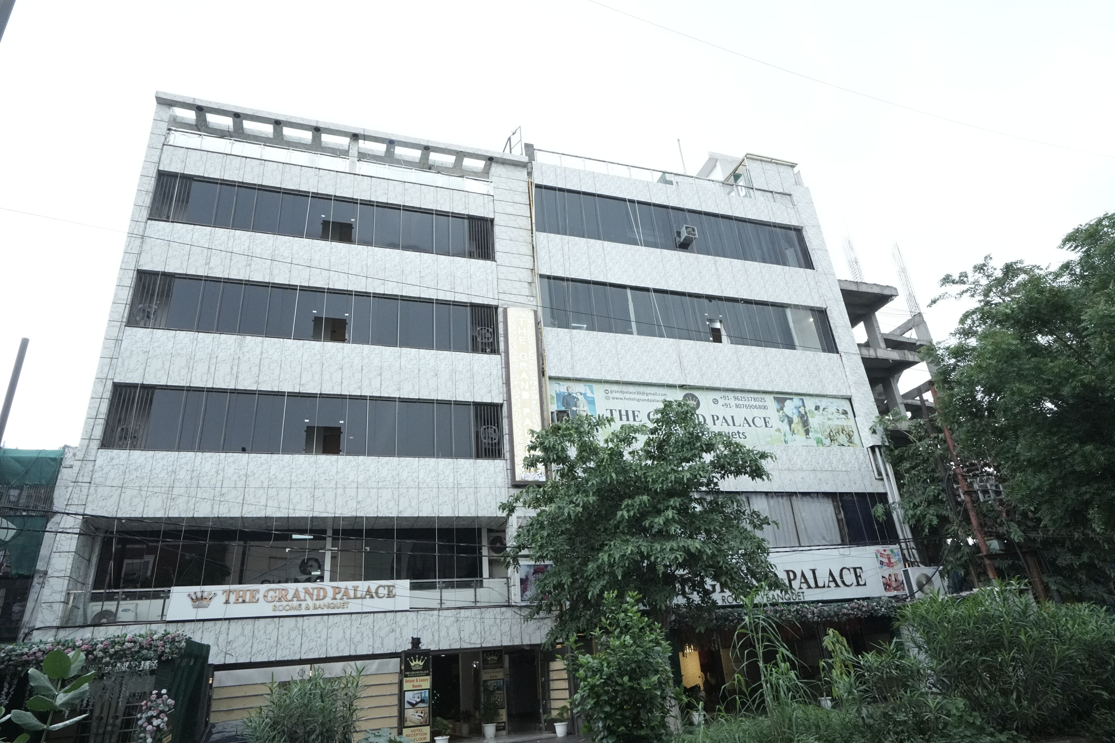 Overnatningsstedets facade