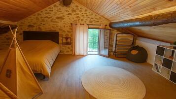 2 Schlafzimmer, Schreibtisch, kostenloses WLAN, Bettwäsche