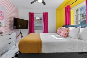 3 bedrooms, iron/ironing board, travel cot, WiFi