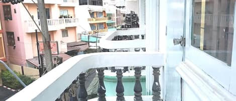 Deluxe Double Room, City View | Terrace/patio