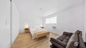 1 chambre, fer et planche Ă repasser, Wi-Fi, draps fournis