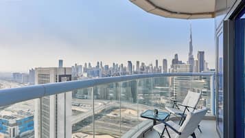 Luxury Apartment, 3 Bedrooms, City View | Balcony