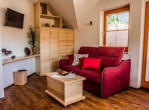 Studio (Studio Apartment with Balcony) | Salle de séjour