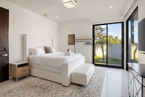 4 bedrooms, iron/ironing board, travel cot, WiFi