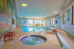 Indoor pool - Ocean Forest Plaza Unit 2313- Oceanfront Condo! (Myrtle Beach)