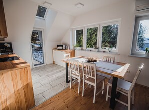 Apartment (Classic Two Bedroom Apartment with Te) | Private kitchen - Family-friendly Mountain Paradise Residences (Preddvor)