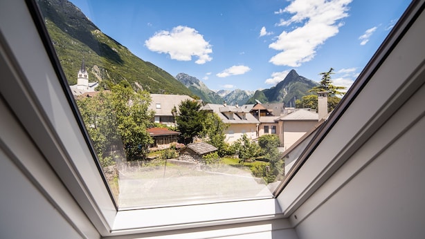 Apartment (One Bedroom Apartment) | View from room - Mountain View Haven Apartments (Bovec)