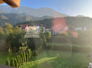 Apartment (Two Bedroom Apartment) | Aerial view - Meadow Tranquil Apartments With Evergreen Garden (Žirovnica)