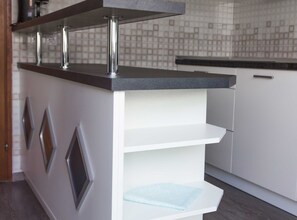 Apartment (Two Bedroom Apartment) | Private kitchen | Fridge - Cozy Holiday Home With Garden, Bbq, and Outdoor Dining Area in Rečica ob Savinji (Recica ob Savinji)