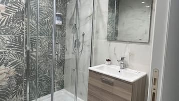 Free toiletries, hair dryer, towels, soap