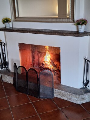 Fireplace - La Villetta nel parco (Rome)
