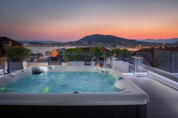 Piscina en la azotea