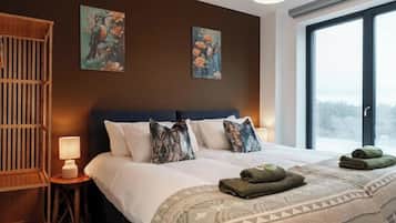 2 bedrooms, iron/ironing board, travel crib, WiFi