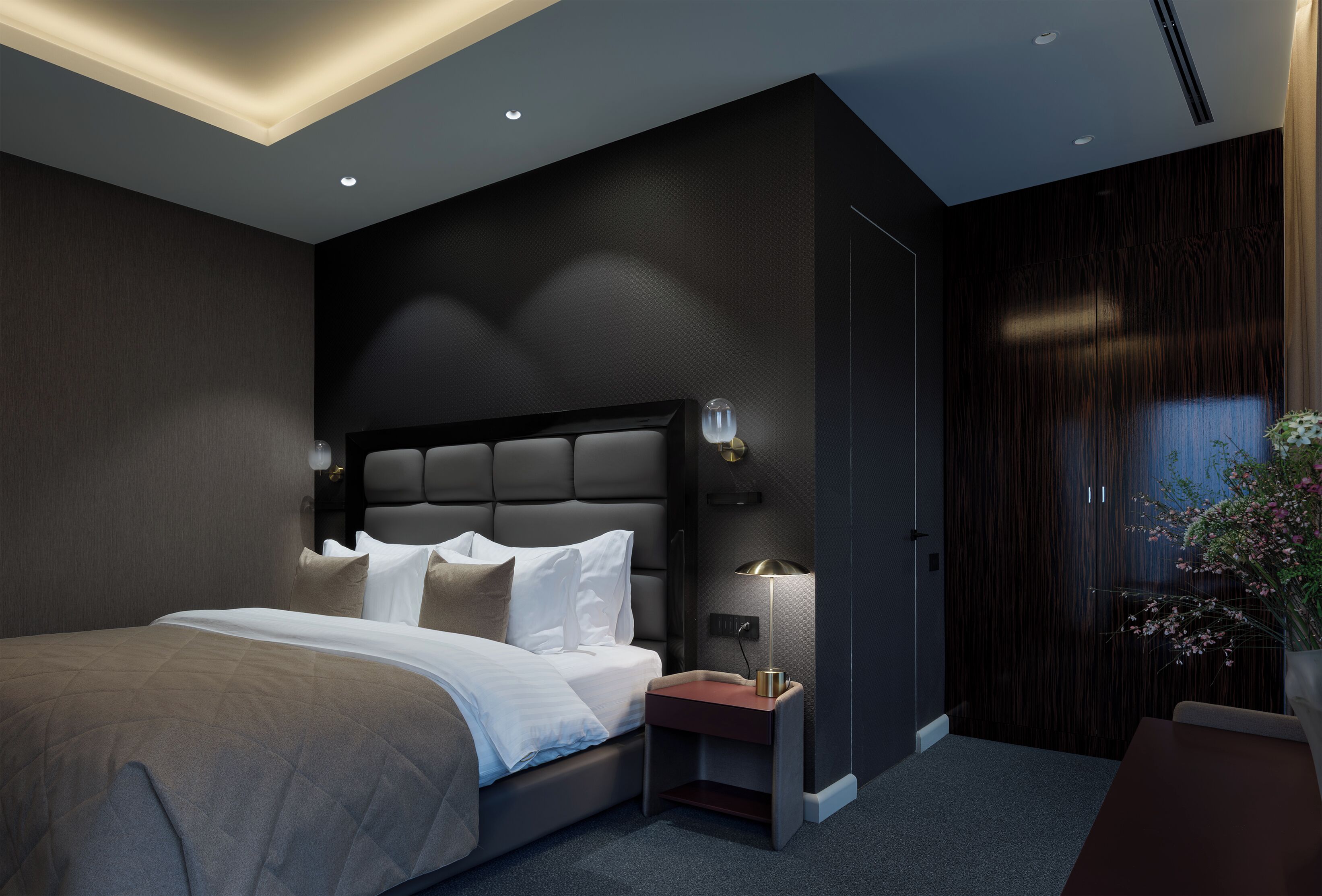Frette Italian sheets, premium bedding, down comforters