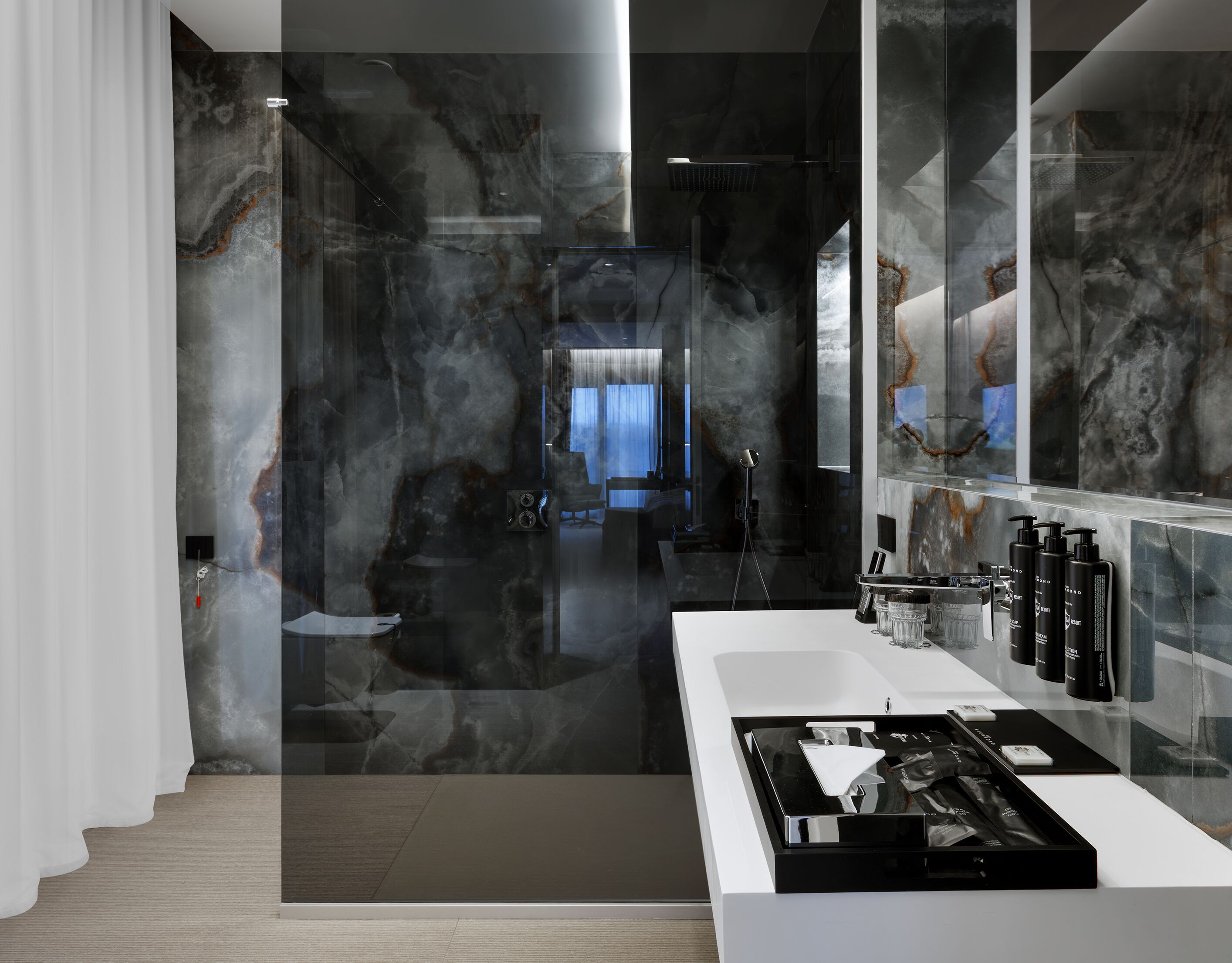 Premium Double Room, Balcony | Bathroom | Shower, rainfall showerhead, designer toiletries, hair dryer