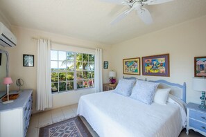 2 bedrooms, desk, iron/ironing board, free WiFi - Stylish Home w/Sea & Sunset Views, Private Pool, Walk to Restaurants (Governors Harbour)