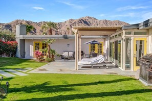 Terrace/patio - Navigate Stays 10K Sqft Desert Compound W/ Pool! (La Quinta)