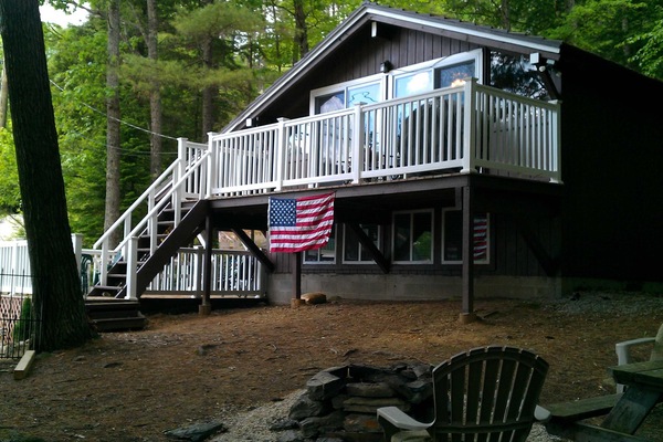 A beautiful and relaxing chalet in a woods setting.