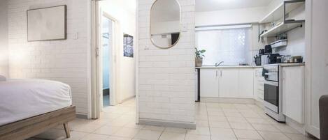 1 bedroom, iron/ironing board, Internet, bed sheets