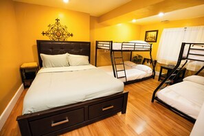 6 habitaciones, tabla de planchar con plancha, wifi y ropa de cama