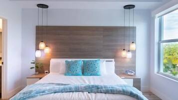 3 soverom, strykejern/-brett, reiseseng for barn og wi-fi