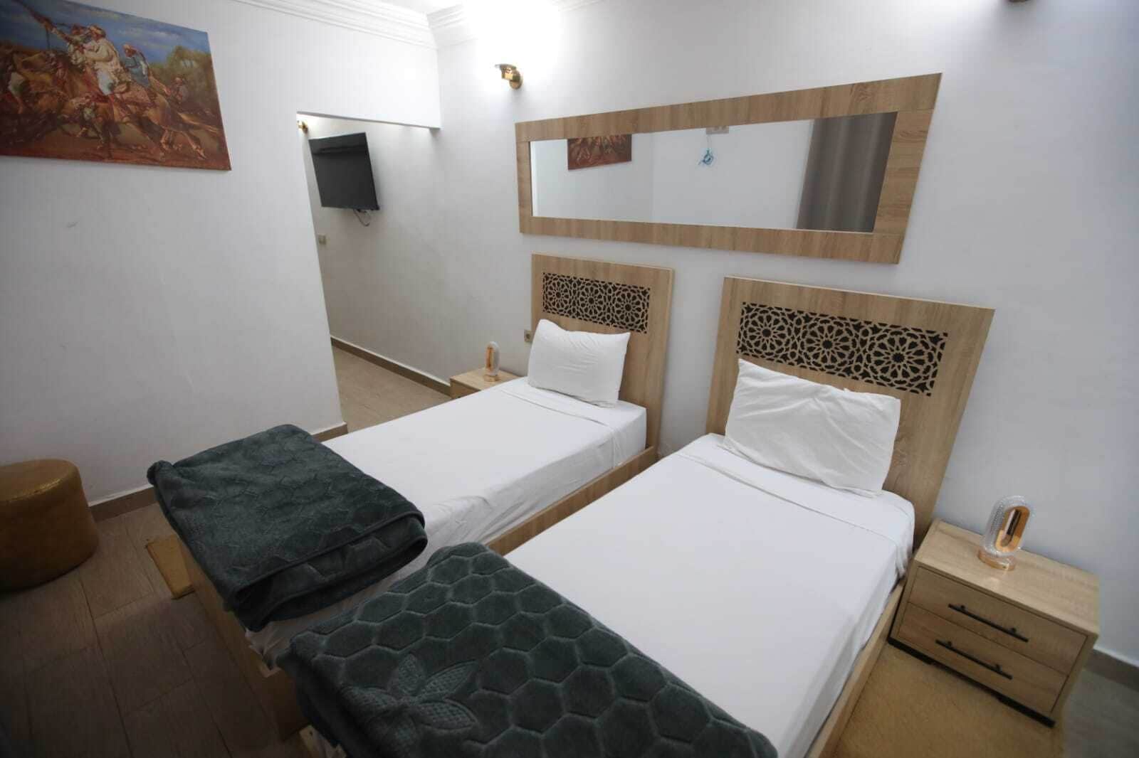 Free WiFi, bed sheets