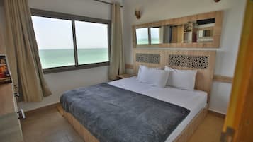 Quarto casal standard, vista para o mar | Vista para praia/oceano