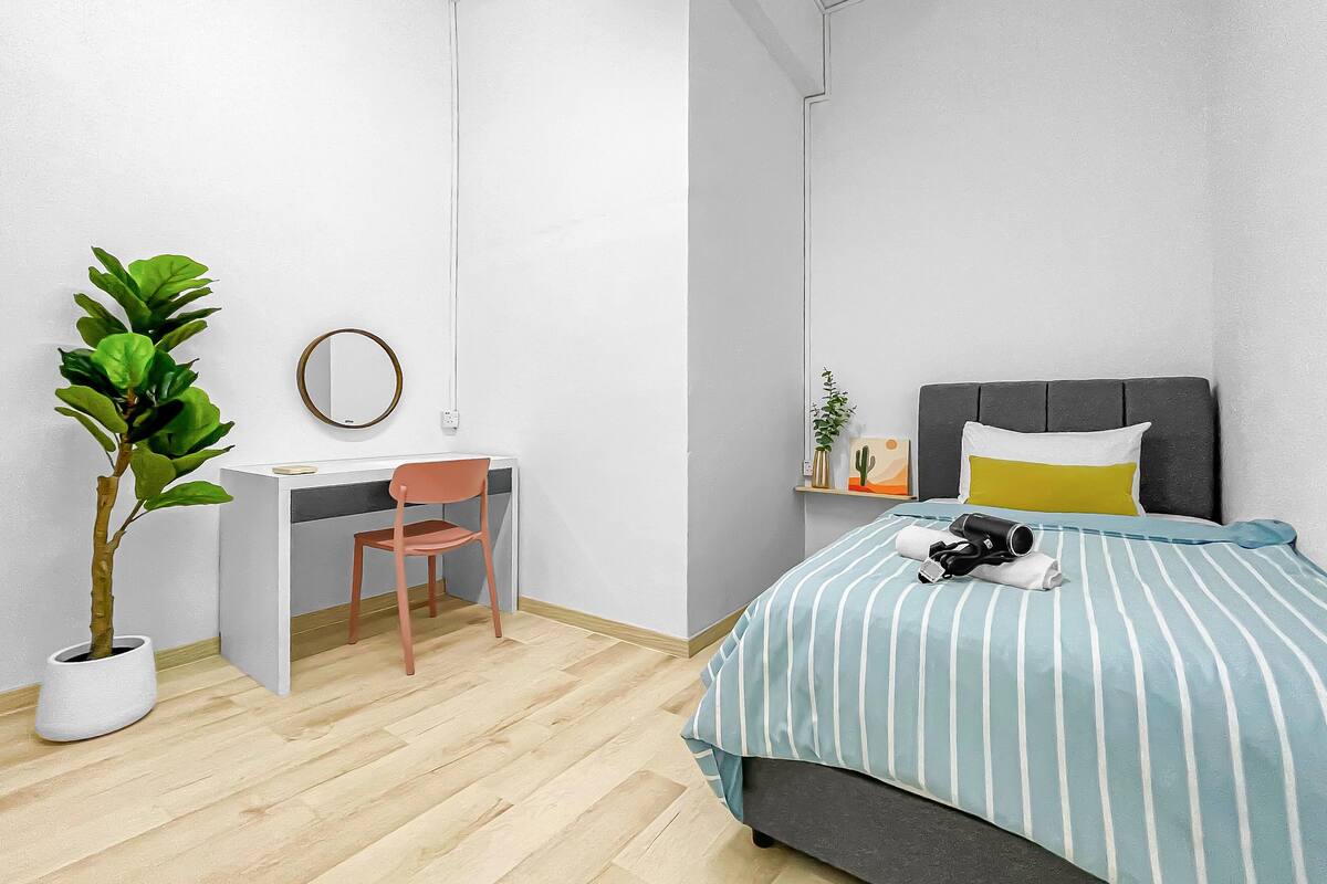 ห้องเบสิกทริปเปิล, วิวเมือง | โต๊ะทำงาน, ผ้าม่านกันแสง, Wi-Fi ฟรี