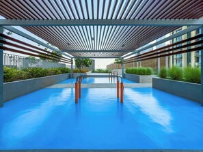 Pool - Luxury 2BR Between DIFC & Downtown | Skyline View (Dubai)