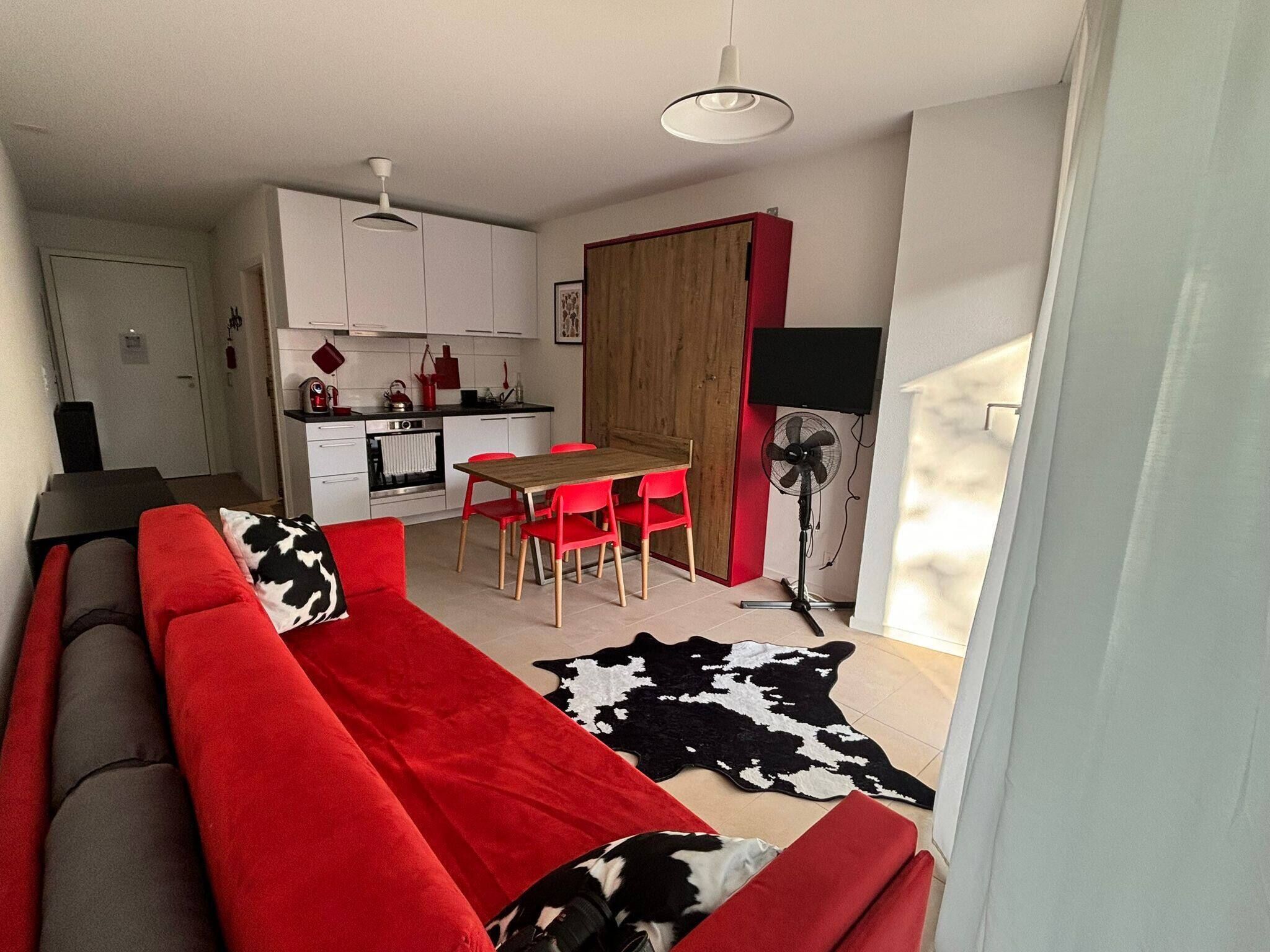 Studio, 1 chambre, balcon | Salle de séjour