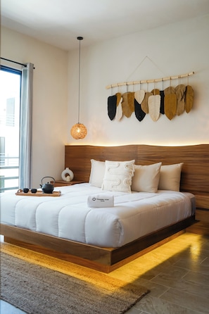 Deluxe Apartment, 2 Bedrooms, Private Pool, Valley View | Individually decorated, free WiFi, bed sheets