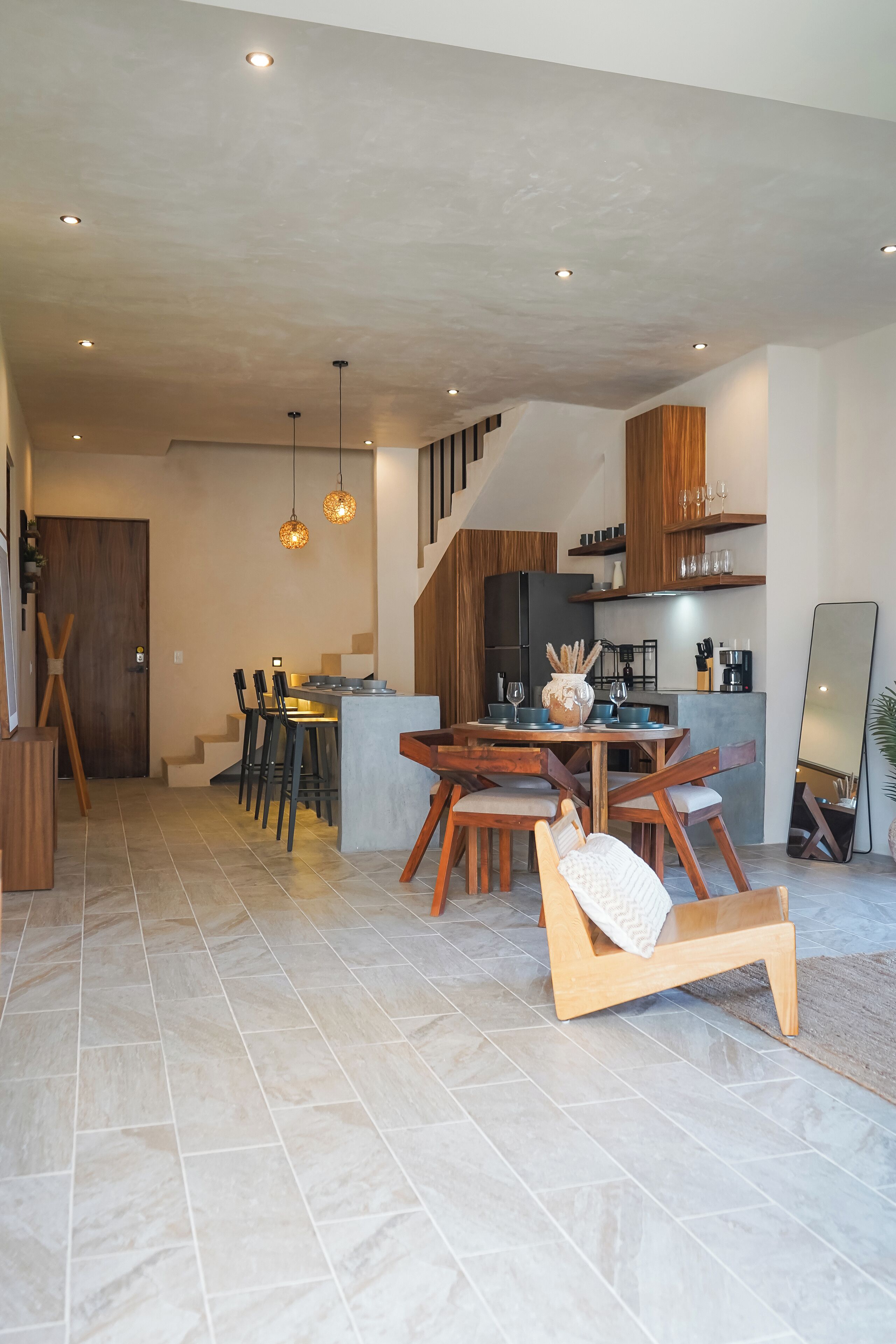 55-inch Smart TV with digital channels, tablet