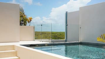 Estudio Deluxe, vista al valle | Alberca privada