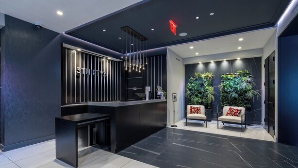 Sala de estar en el lobby