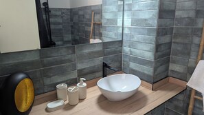 Towels, soap, toilet paper