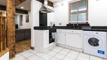 Microwave, oven, stovetop, toaster