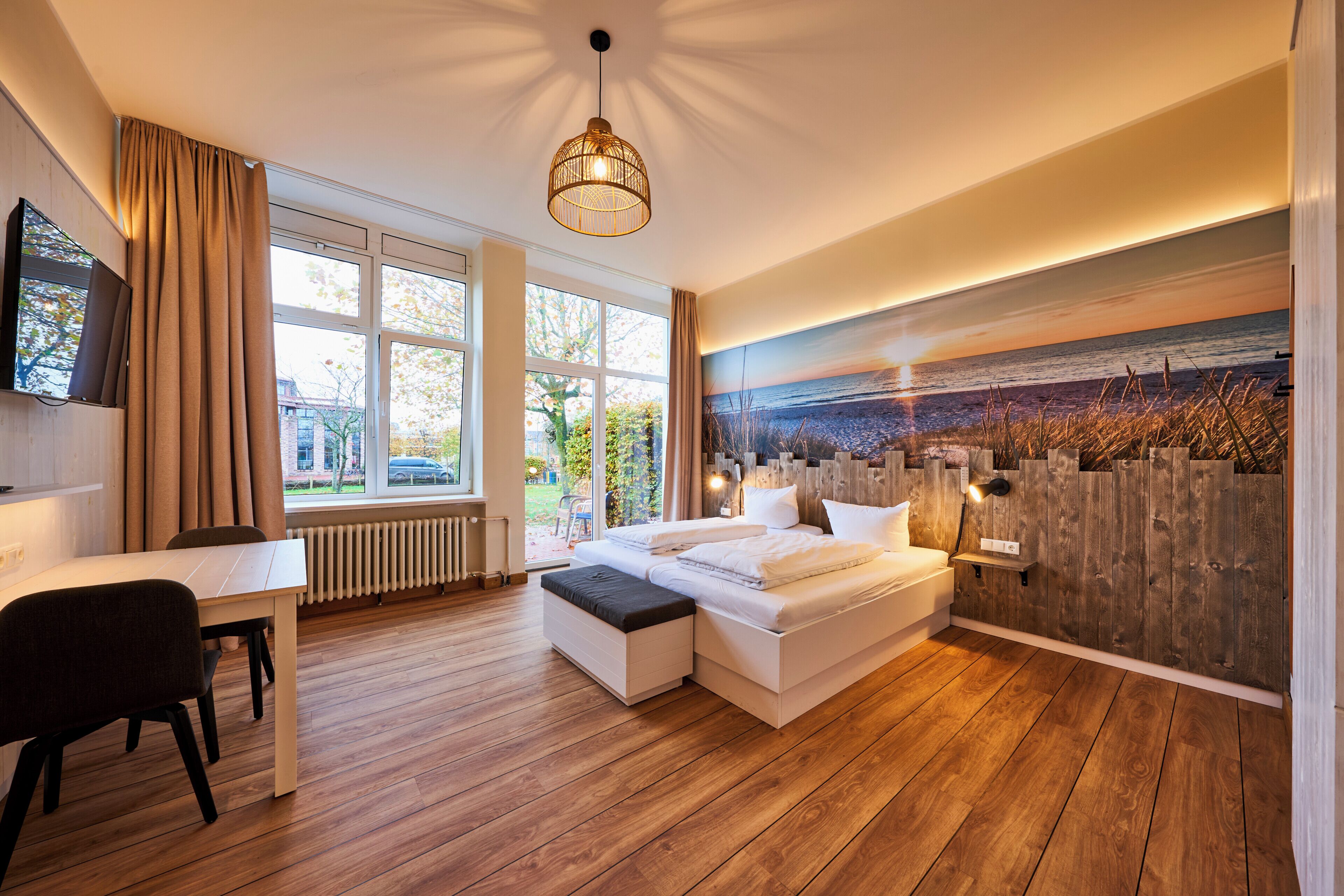 Doppelzimmer 2er Koje barrierefrei | Ameublement personnalisé, chambres insonorisées, Wi-Fi gratuit