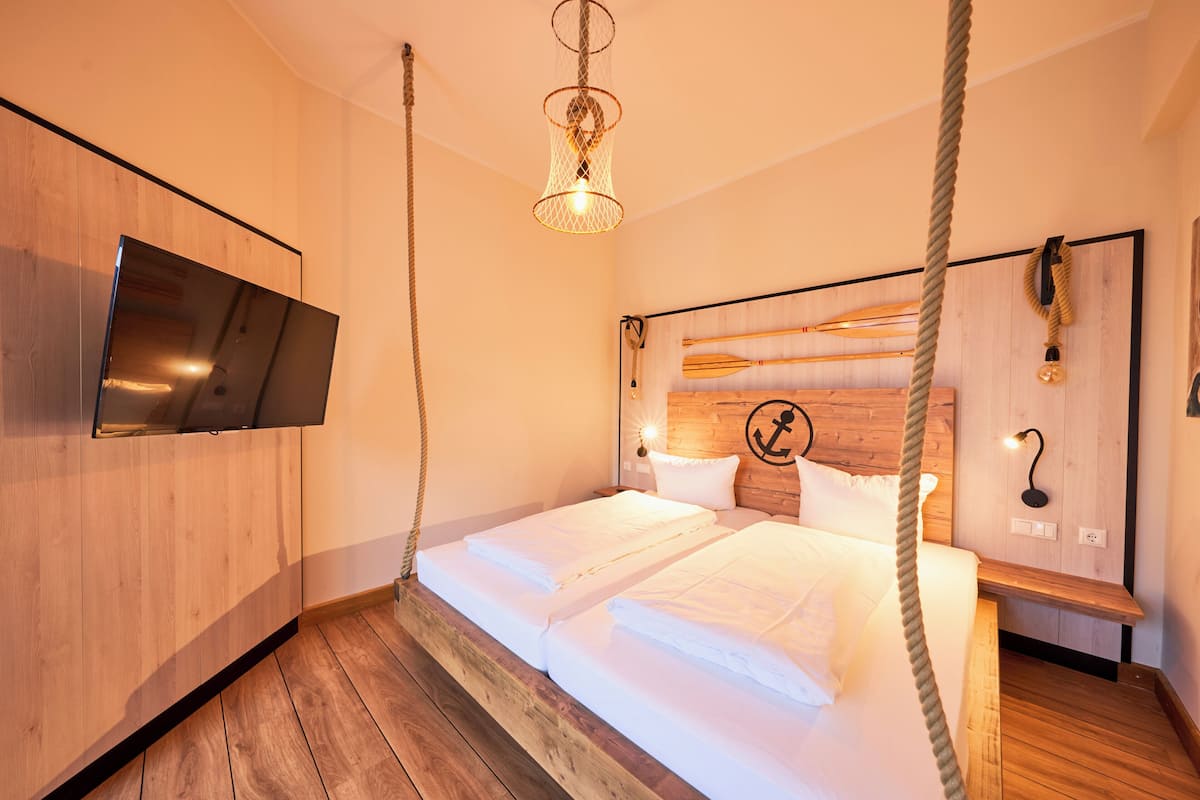 2-Raum 4er Appartement mit sep. Doppelzimmer | 隔音、免費 Wi-Fi、獨特裝修、床單