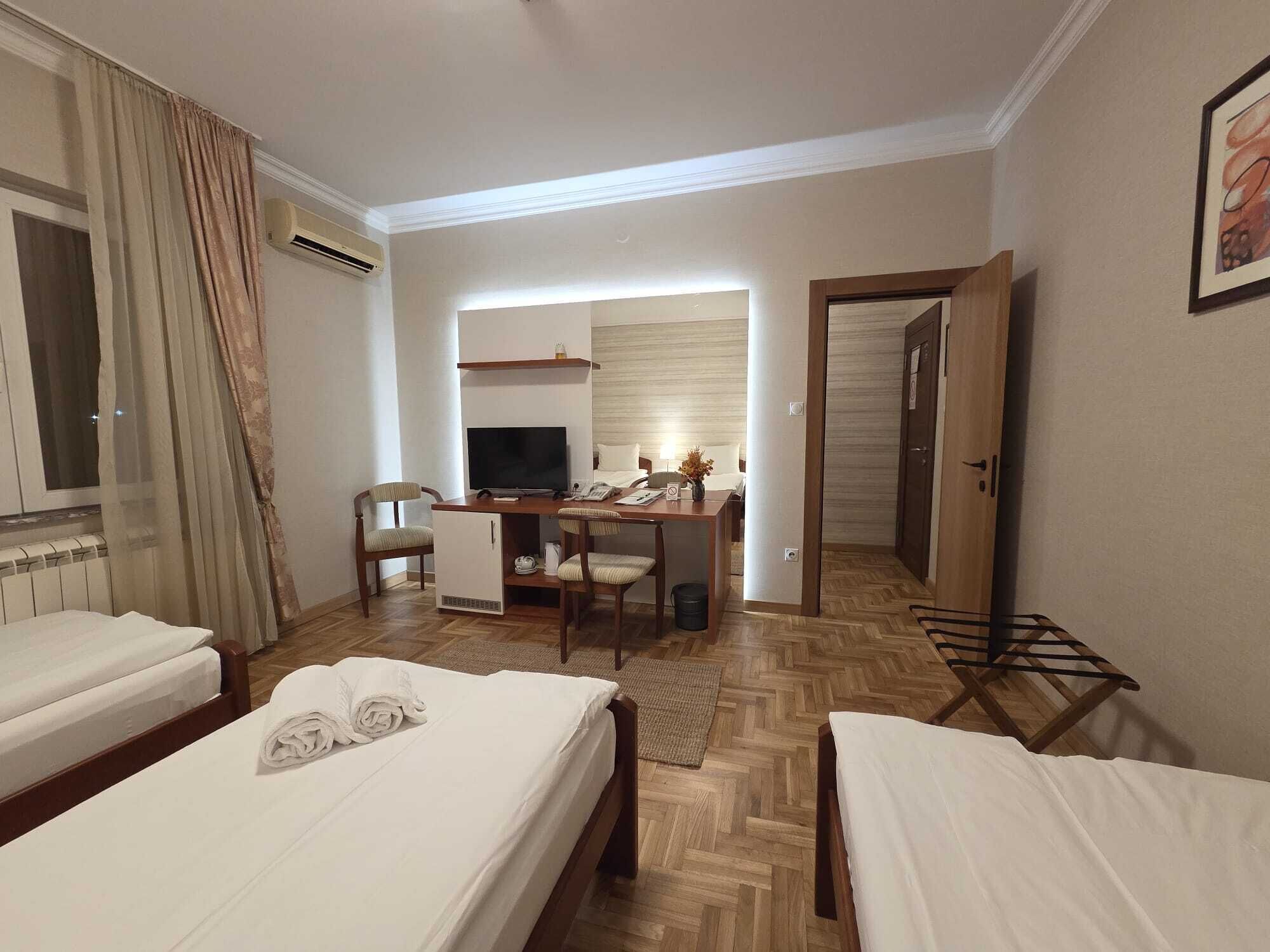 Classic Triple Room, 3 Twin Beds | Memory foam beds, in-room safe, iron/ironing board, free WiFi