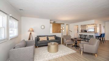 Apartment, Multiple Beds, Patio (Grand Elm Suites) | Living area | 42-inch flat-screen TV with digital channels