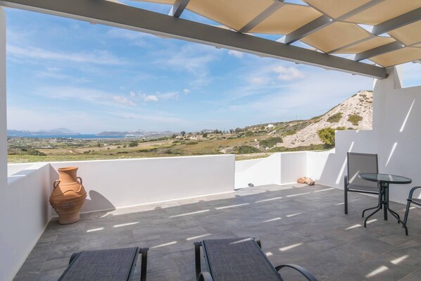 Basic Studio, Balcony, Bay View | Terrace/patio