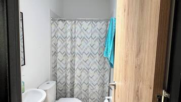 Towels, soap, toilet paper