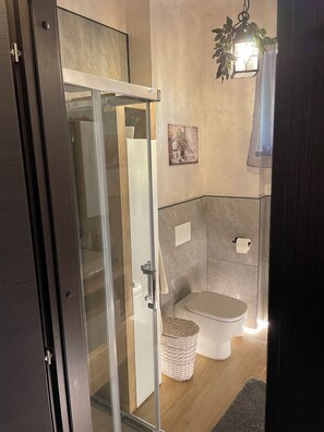 Séchoir à cheveux, serviettes fournies, savon, shampooing