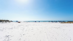 On the beach