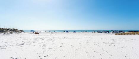 On the beach