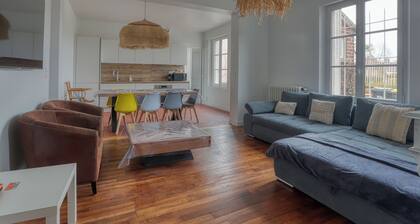 Maison spacieuse pour 8 personnes avec jardin